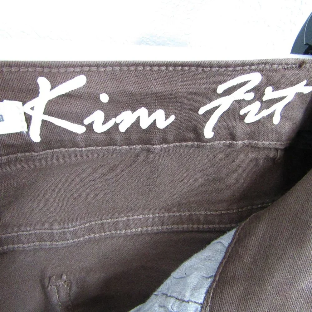 Women's | Angel + Premium | Kim Fit |  Straight Leg | Brown Jeans - Picture 5 of 5
